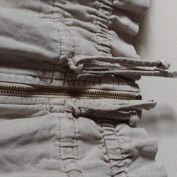 Lucky Brand * Linen Blend * Bomber Jacket *  Medium * Lagenlook - Picture 4 of 7